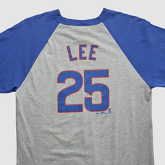 Chicago Cubs Majestic 2000s T-shirt - Heather Gray - M by Fanatics Real Vintage T-shirts
