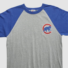 Chicago Cubs Majestic 2000s T-shirt - Heather Gray - M by Fanatics Real Vintage T-shirts