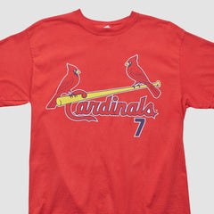 St. Louis Cardinals Lee Apparel 2000s T-shirt - Red - M by Fanatics Real Vintage T-shirts