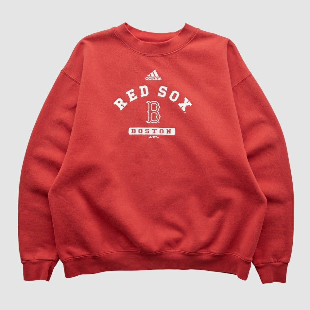Boston Red Sox Adidas 2000s Pullover Sweatshirt - Red - S by Fanatics Real Vintage Pullover