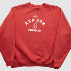 Boston Red Sox Adidas 2000s Pullover Sweatshirt - Red - S by Fanatics Real Vintage Pullover