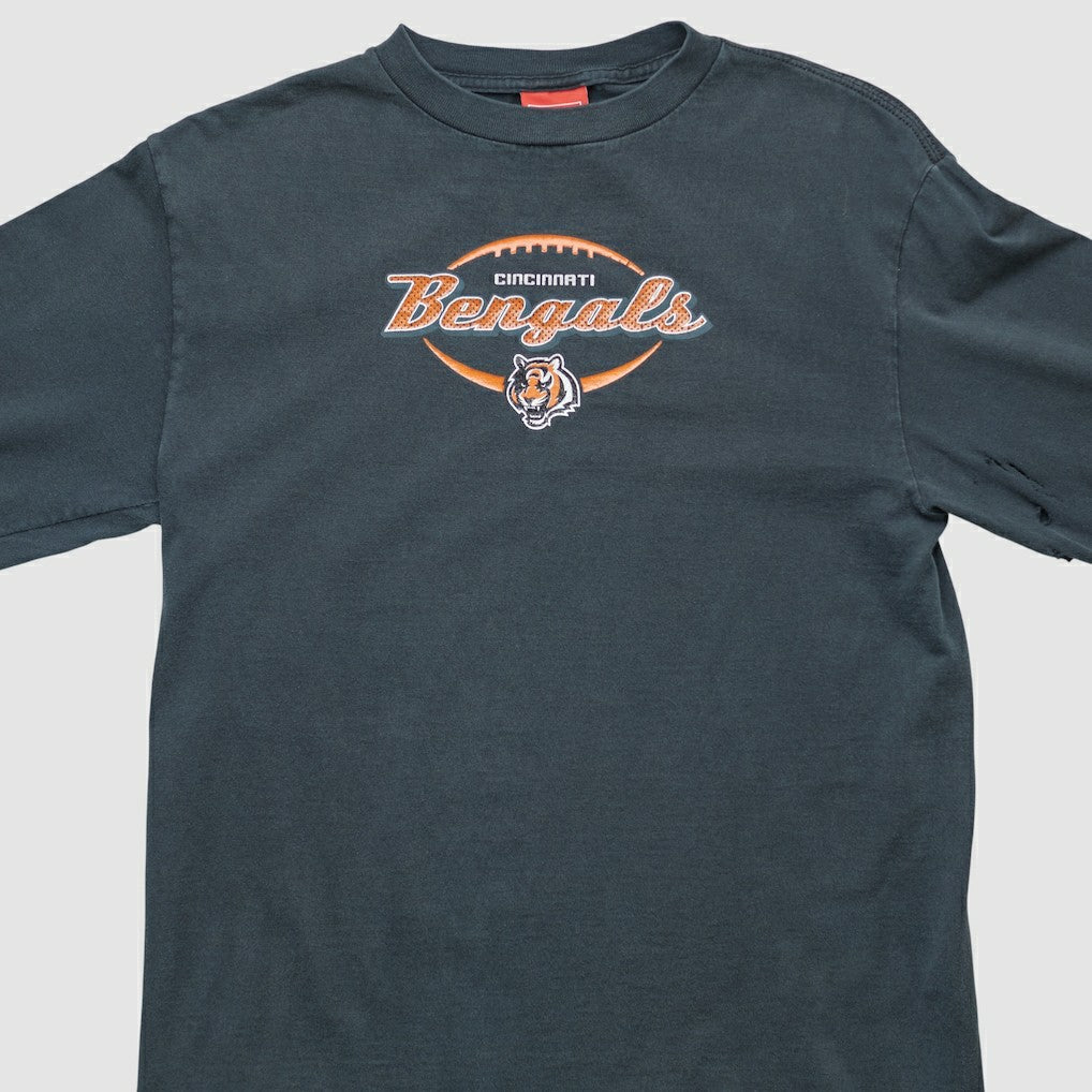 Cincinnati Bengals NFL 2000s Long Sleeve T-shirt Black Vintage