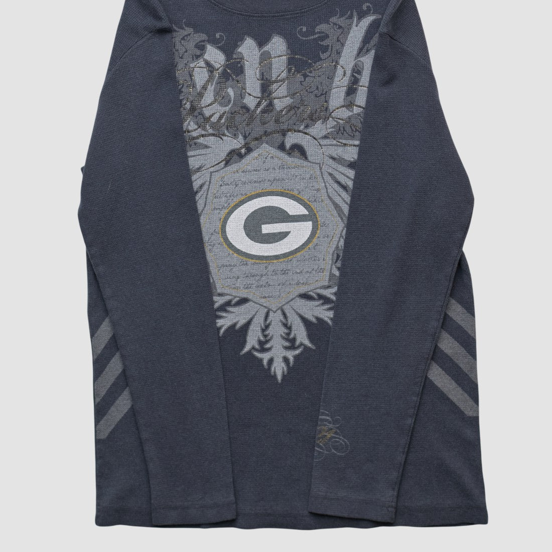 Green Bay Packers NFL 2000s Long Sleeve T-shirt Black Vintage