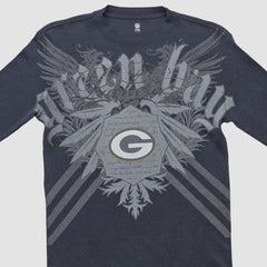 Green Bay Packers NFL 2000s Long Sleeve T-shirt Black Vintage