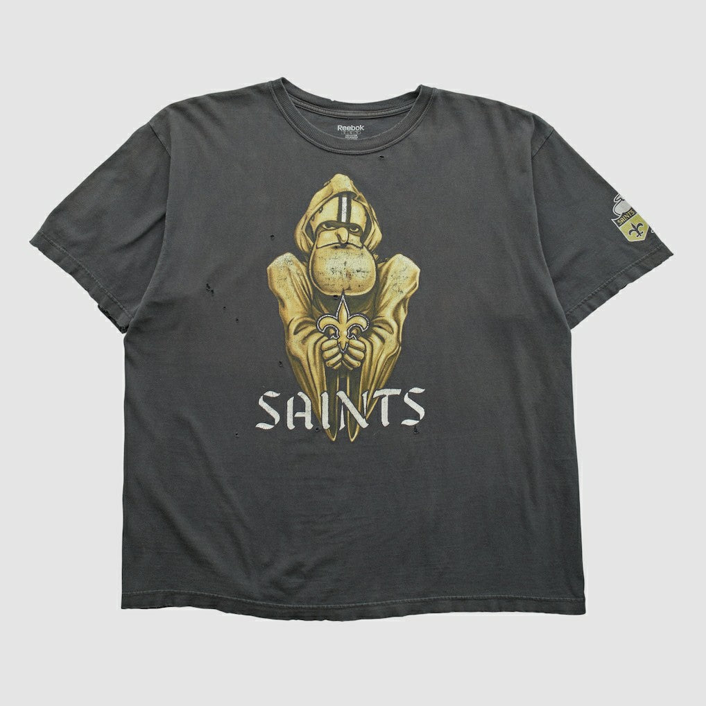 New Orleans Saints Reebok 2000s T-shirt Black Vintage
