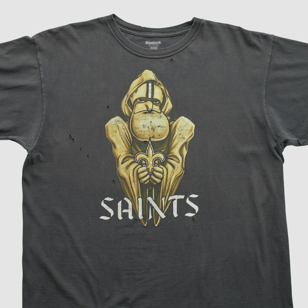 New Orleans Saints Reebok 2000s T-shirt Black Vintage