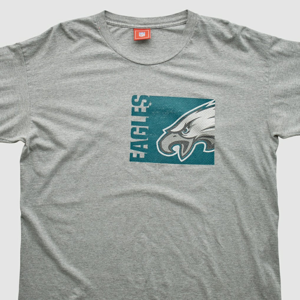 Philadelphia Eagles NFL 2000s Long Sleeve T-shirt Heather Gray Vintage