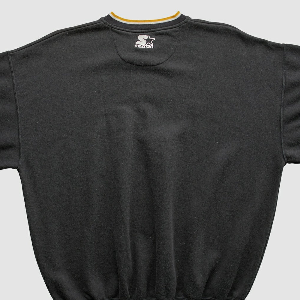Pittsburgh Steelers Starter 90s Pullover Sweatshirt Black Vintage