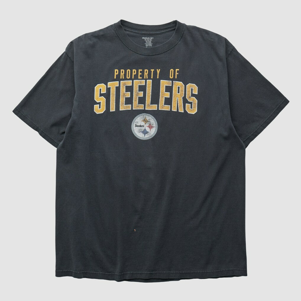 Pittsburgh Steelers Reebok 2000s T-shirt Black Vintage