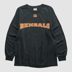 Cincinnati Bengals NFL 2000s Long Sleeve T-shirt Black Vintage