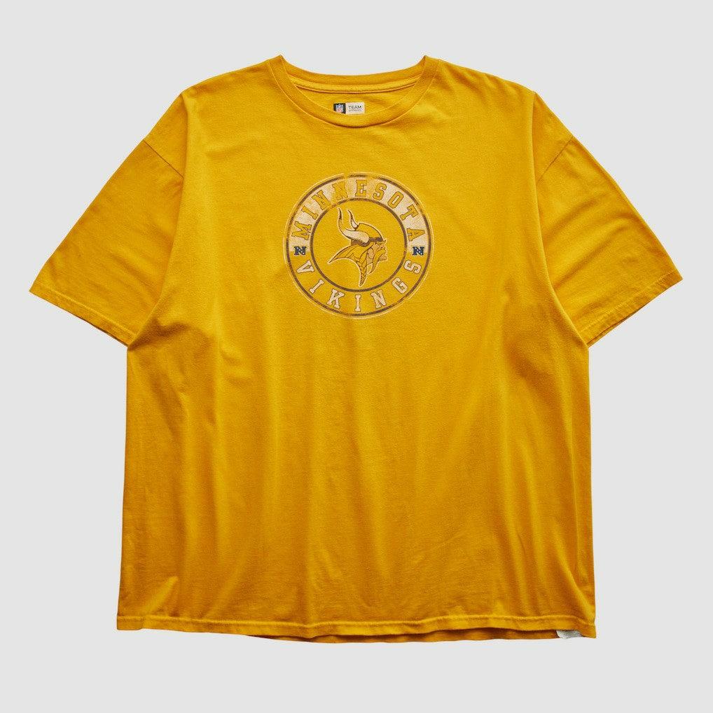 Minnesota Vikings NFL 2000s T-shirt Yellow Vintage