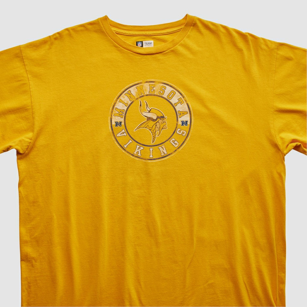 Minnesota Vikings NFL 2000s T-shirt Yellow Vintage