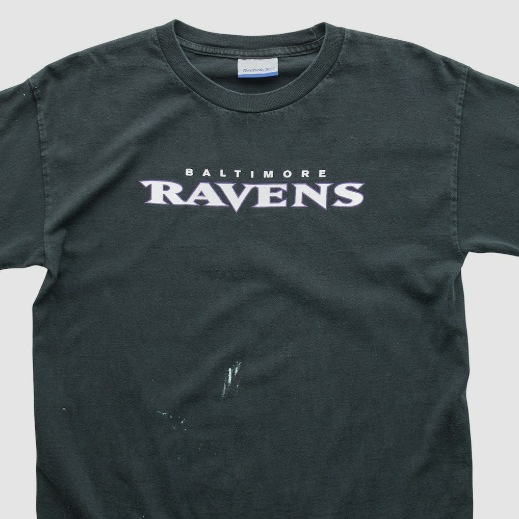 Baltimore Ravens Reebok 2000s Long Sleeve T-shirt Black Vintage