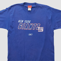 New York Giants Reebok 2000s T-shirt Blue Vintage