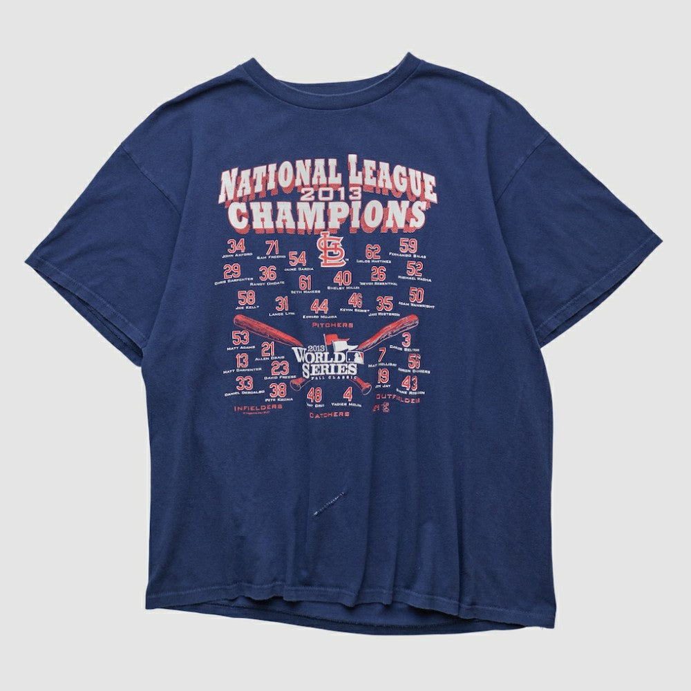 National League Champions Genuine Merchandise 2013 T-shirt - Navy - M by Fanatics Real Vintage T-shirts