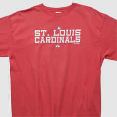 St. Louis Cardinals Majestic 2006 T-shirt - Red - 2XL by Fanatics Real Vintage T-shirts