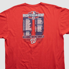 Washington Nationals Majestic 2012 T-shirt - Red - 2XL by Fanatics Real Vintage T-shirts