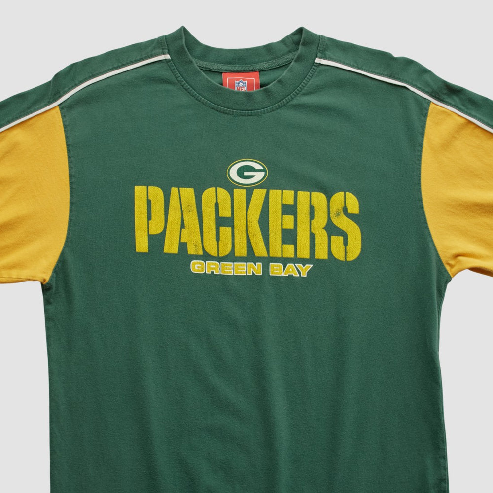 Green Bay Packers NFL 2000s Long Sleeve T-shirt Green Vintage
