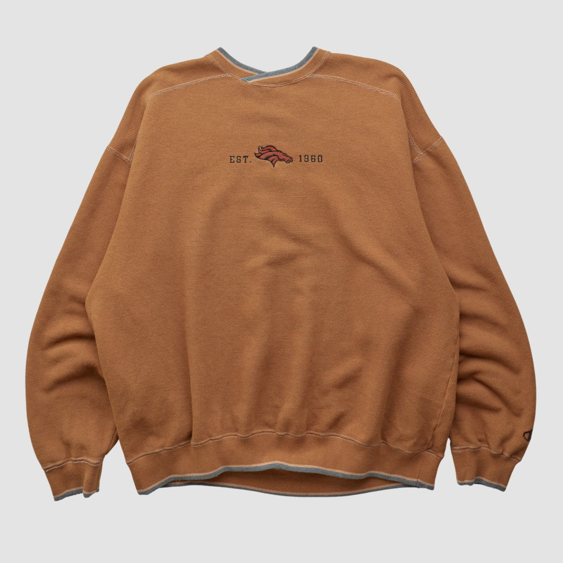 Denver Broncos Champion 2000s Pullover Sweatshirt Clay Vintage