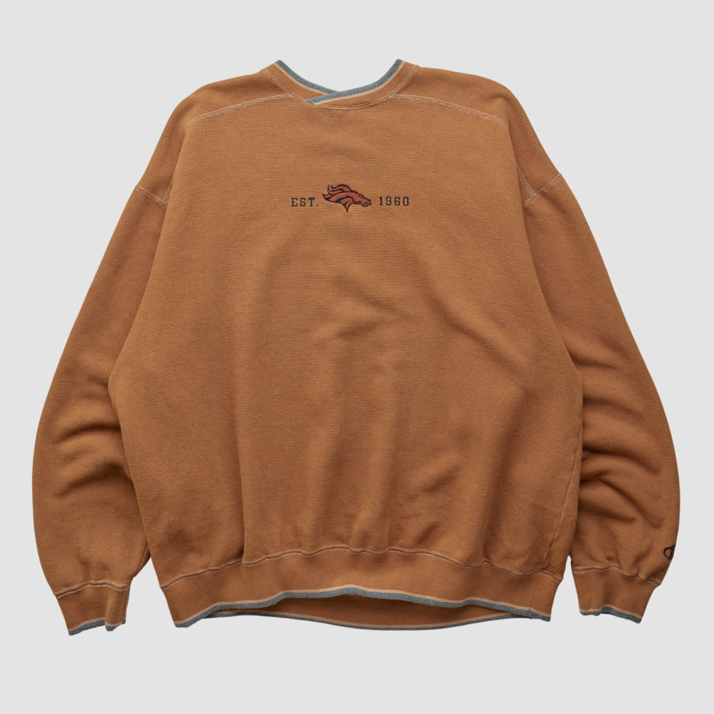 Denver Broncos Champion 2000s Pullover Sweatshirt Clay Vintage