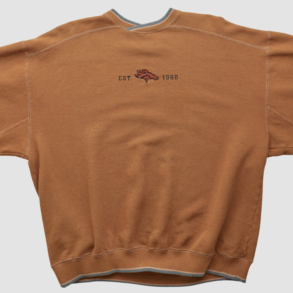 Denver Broncos Champion 2000s Pullover Sweatshirt Clay Vintage