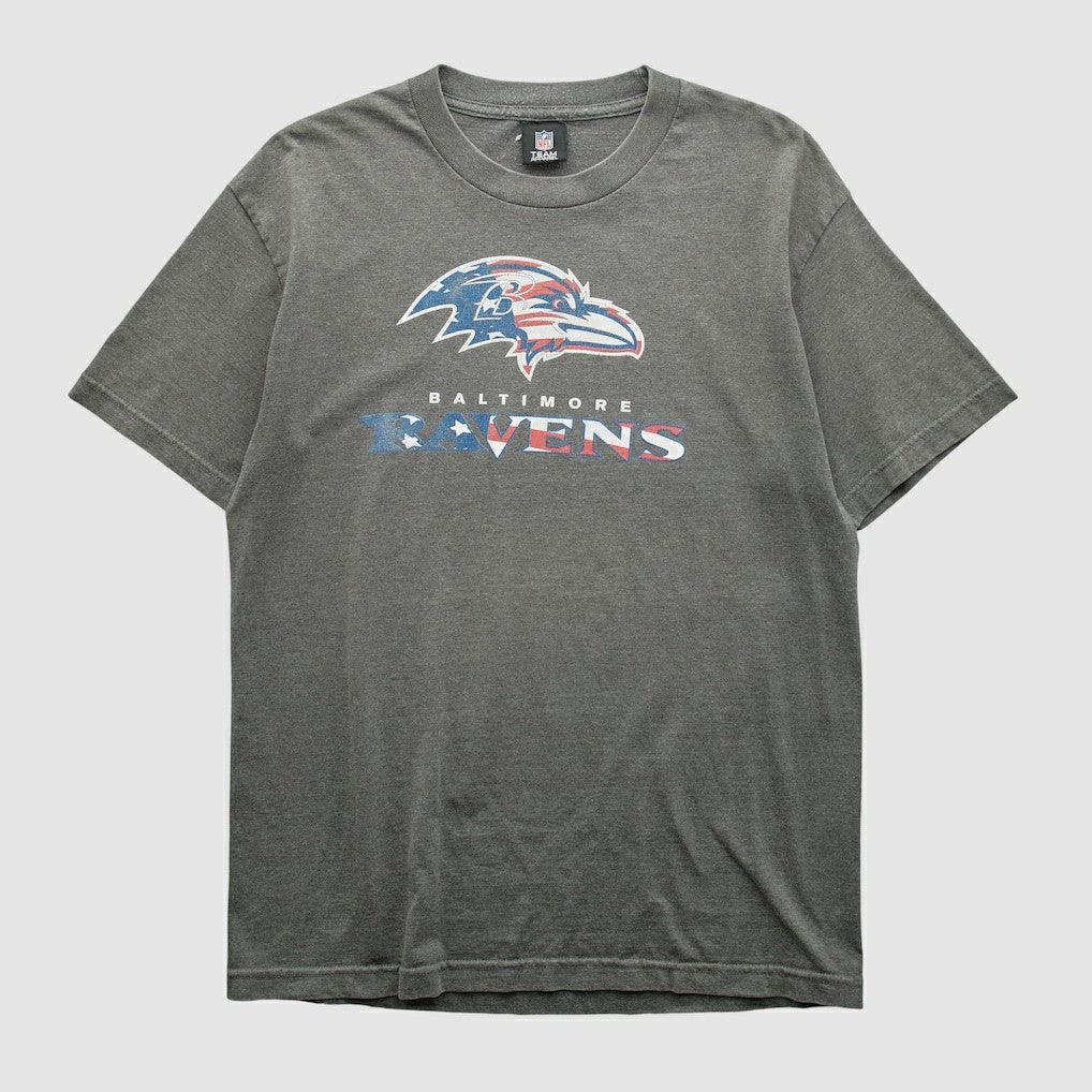 Baltimore Ravens NFL 2010s T-shirt Dark Heather Gray Vintage