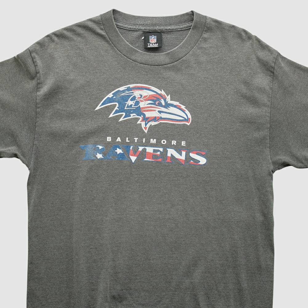 Baltimore Ravens NFL 2010s T-shirt Dark Heather Gray Vintage