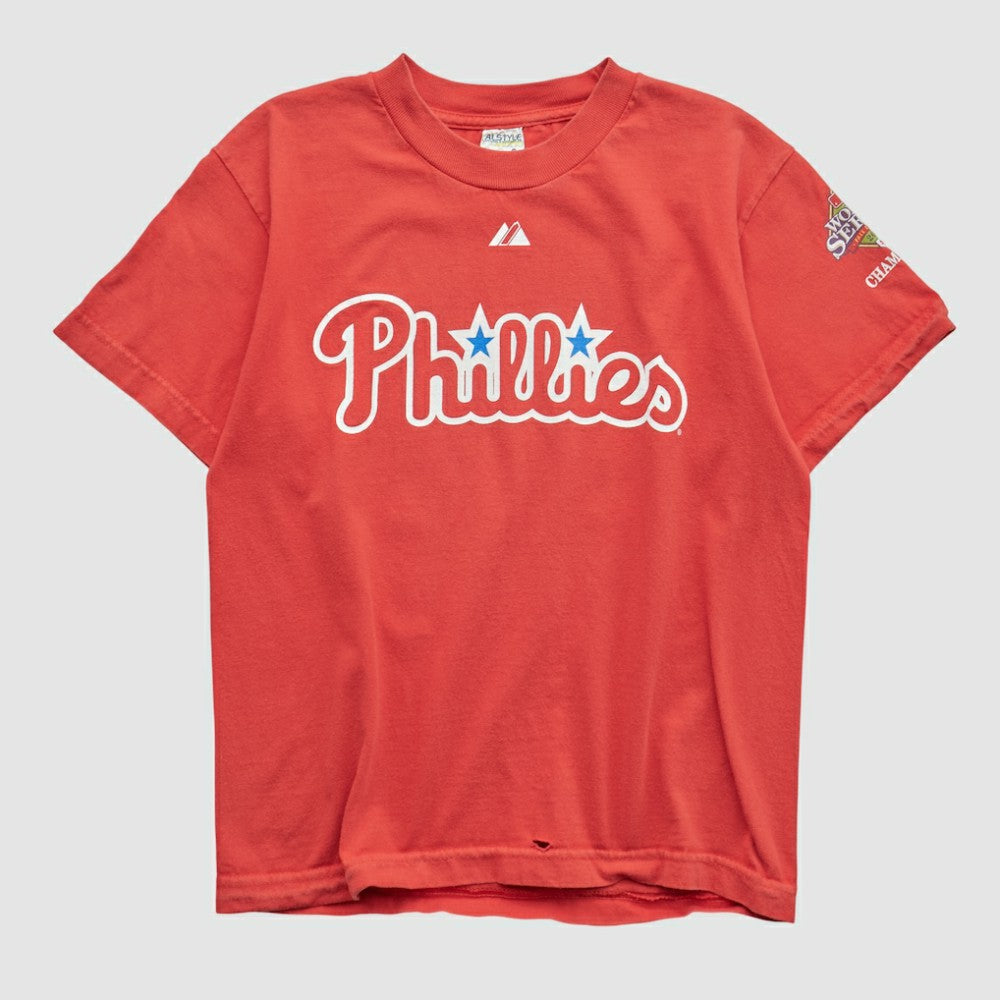 Philadelphia Phillies Alstyle 2008 T-shirt - Red - XS by Fanatics Real Vintage T-shirts