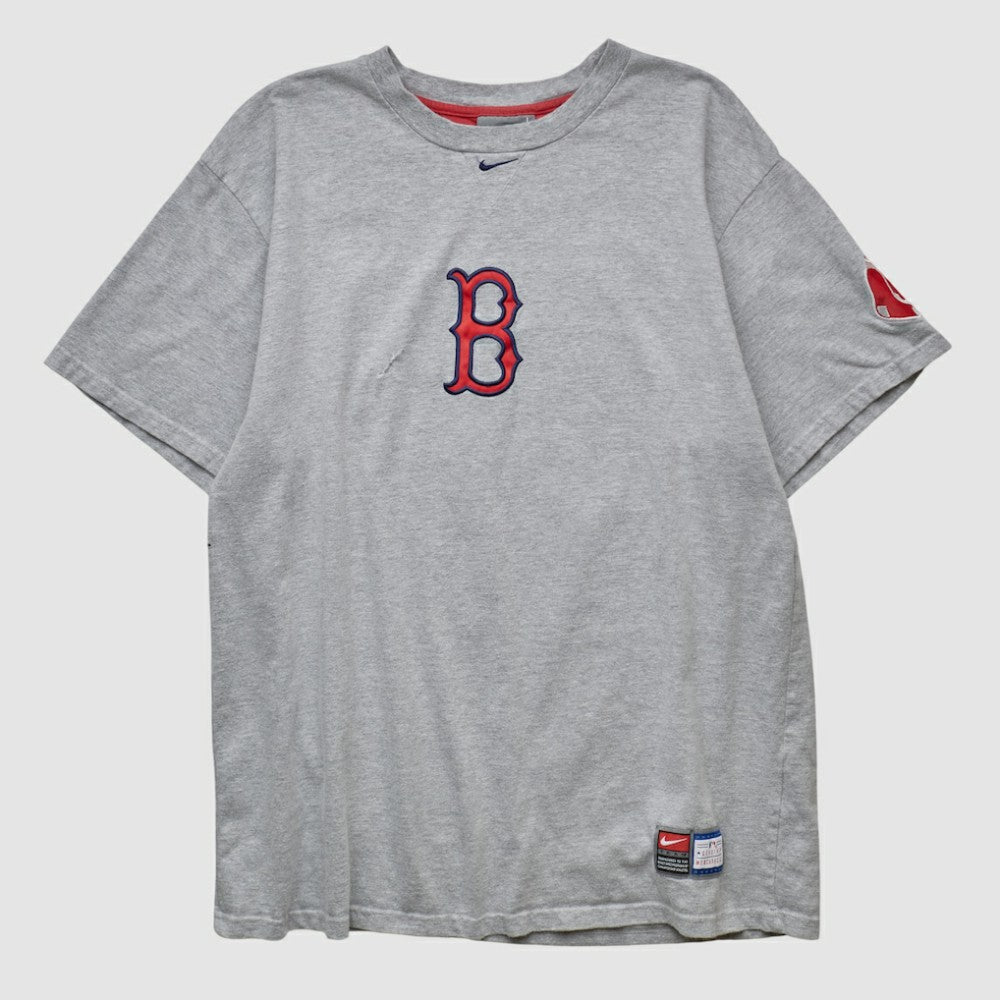 Boston Red Sox Nike 2000s T-shirt - Heather Gray - L by Fanatics Real Vintage T-shirts