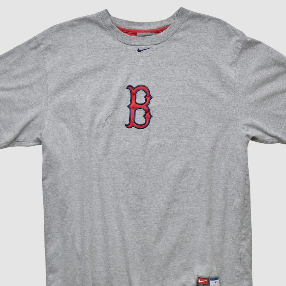 Boston Red Sox Nike 2000s T-shirt - Heather Gray - L by Fanatics Real Vintage T-shirts