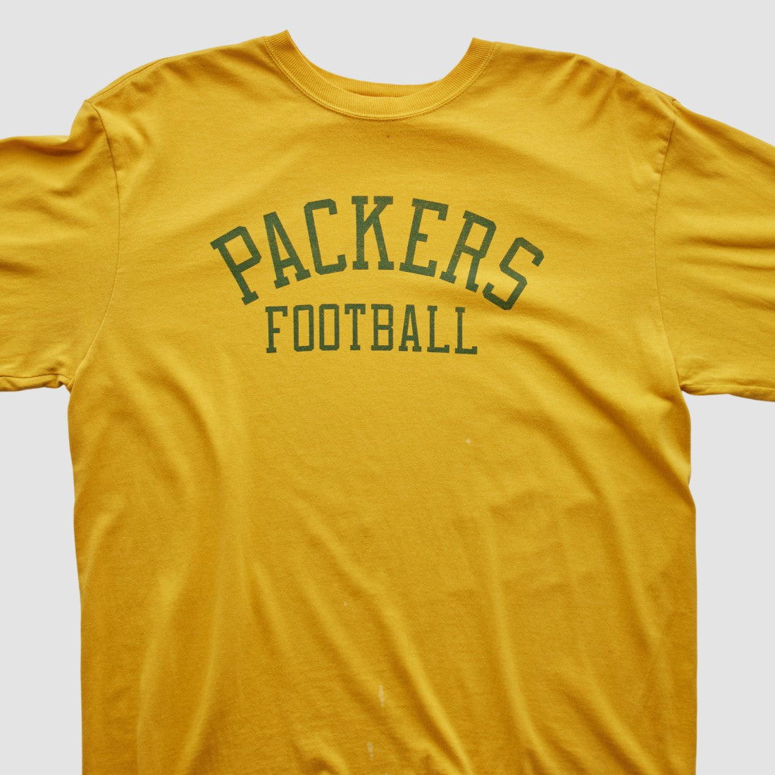Green Bay Packers Reebok 2000s Long Sleeve T-shirt Yellow Vintage