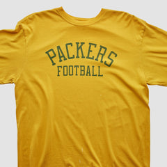 Green Bay Packers Reebok 2000s Long Sleeve T-shirt Yellow Vintage
