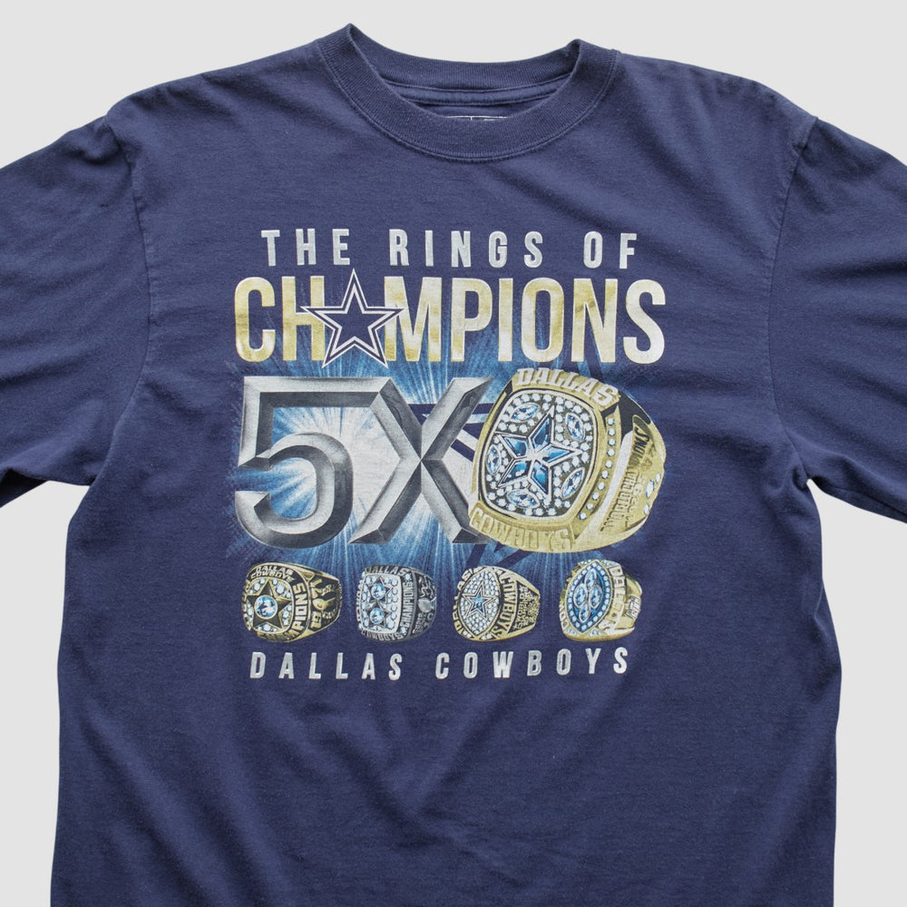 Dallas Cowboys Cowboys Team Apparel 2000s Long Sleeve T-shirt Navy Vintage