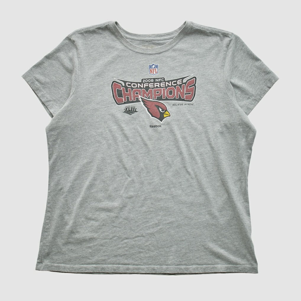 Arizona Cardinals Reebok 2008 T-shirt Heather Gray Vintage