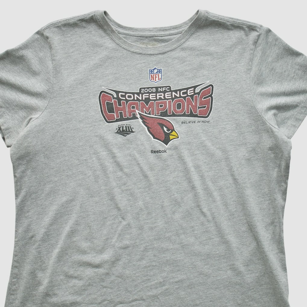 Arizona Cardinals Reebok 2008 T-shirt Heather Gray Vintage