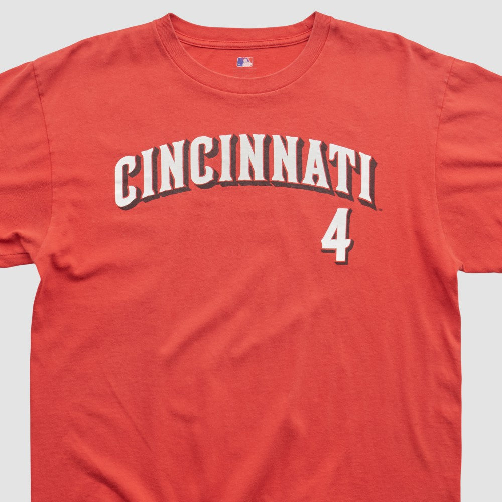 Cincinnati Reds Majestic 2000s T-shirt - Red - M by Fanatics Real Vintage T-shirts