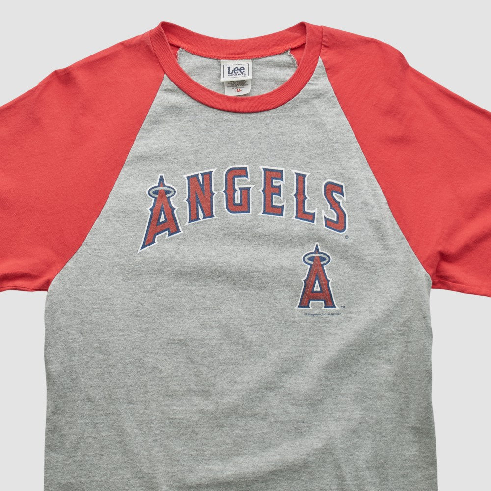 Los Angeles Angels Lee Apparel 2007 T-shirt - Heather Gray - M by Fanatics Real Vintage T-shirts