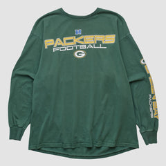 Green Bay Packers NFL 2000s Long Sleeve T-shirt Green Vintage