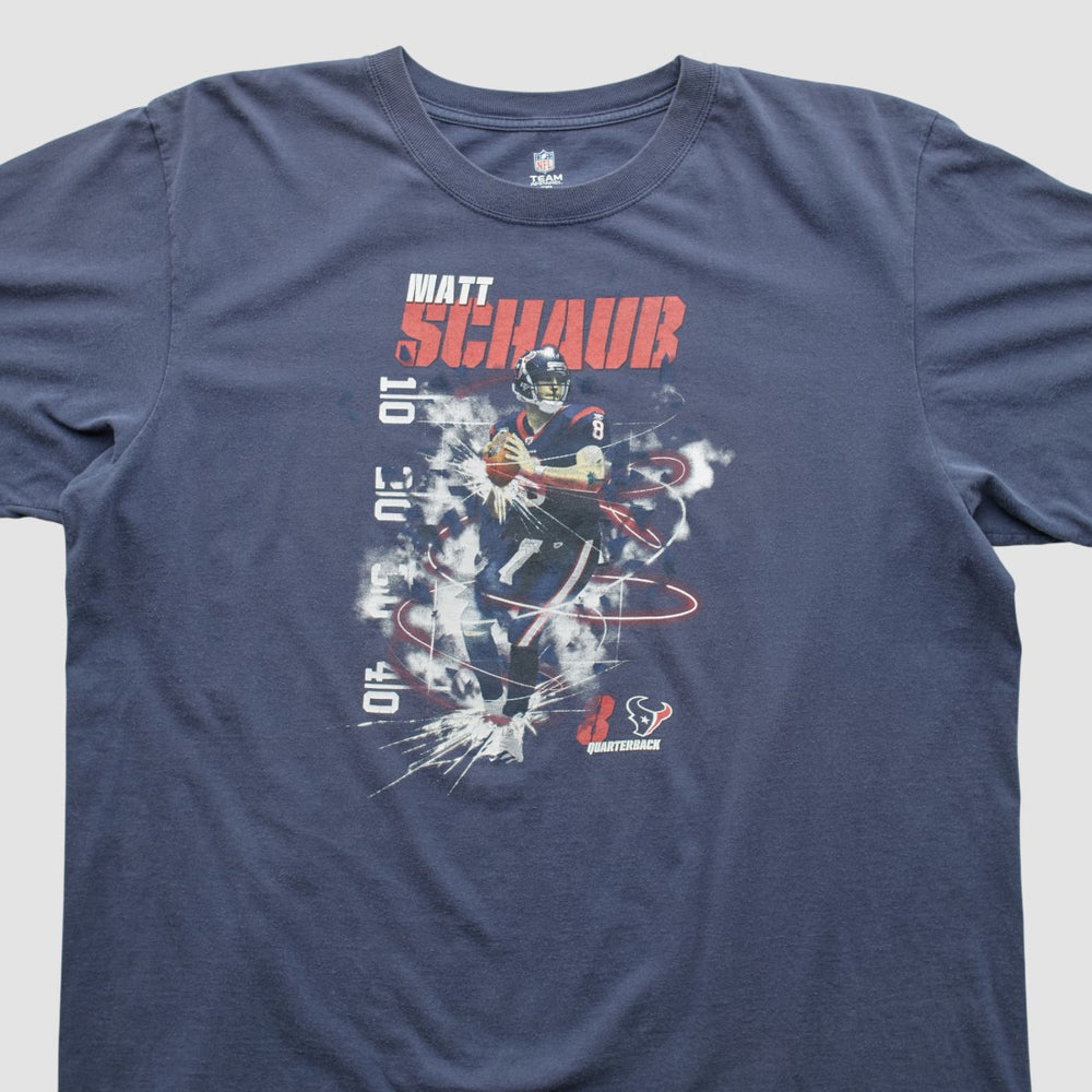 Matt Schaub NFL 2000s T-shirt Navy Vintage
