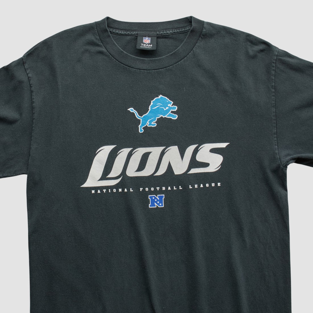 Detroit Lions NFL 2010s Long Sleeve T-shirt Black Vintage