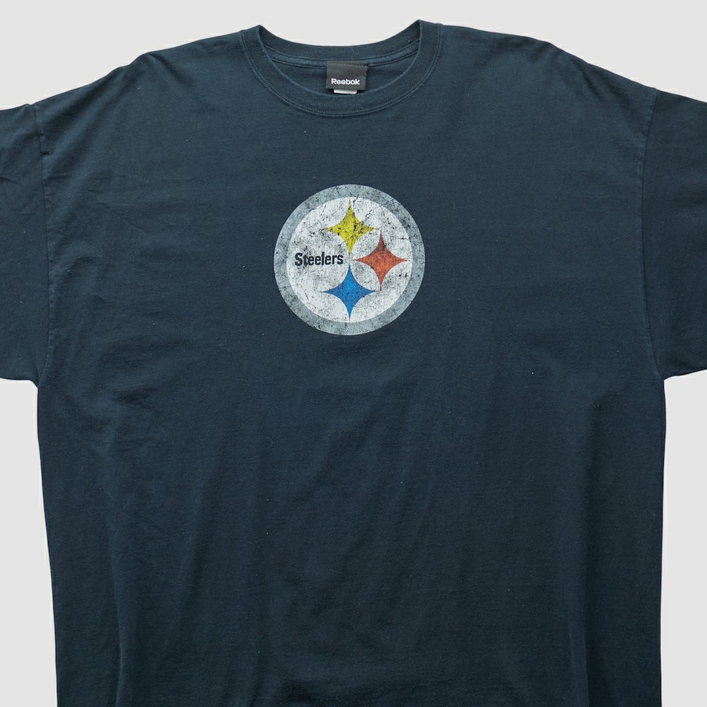 Pittsburgh Steelers Reebok 2000s T-shirt Black Vintage
