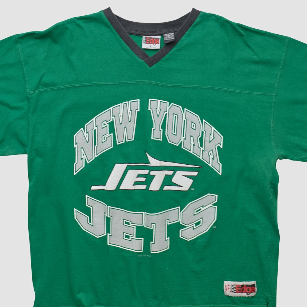 New York Jets The Edge 1997 T-shirt Green Vintage
