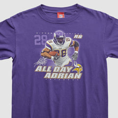 Adrian Peterson NFL 2000s Long Sleeve T-shirt Purple Vintage