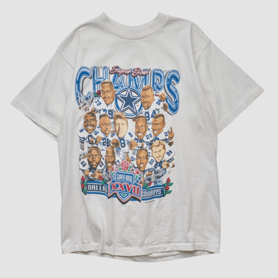 Dallas Cowboys m Sportswear 1993 T-shirt White Vintage