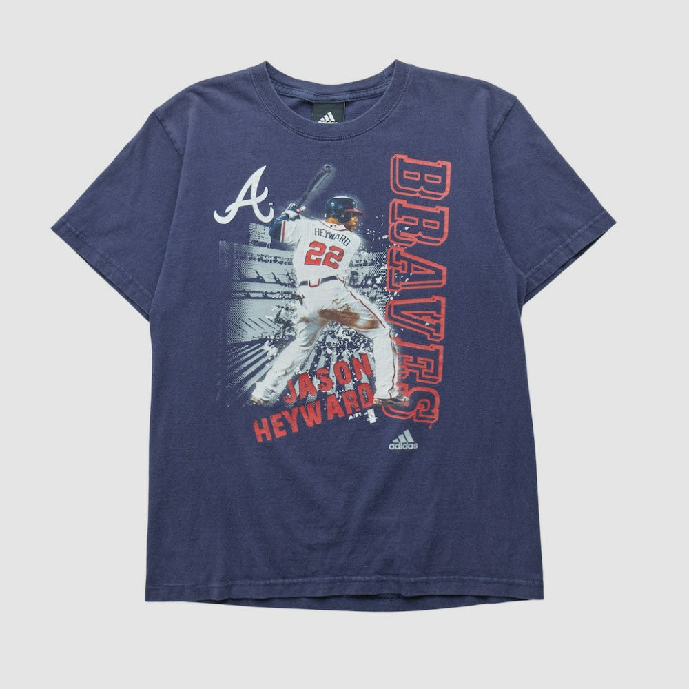 Jason Heyward Adidas 2010s T-shirt - Navy - S by Fanatics Real Vintage T-shirts