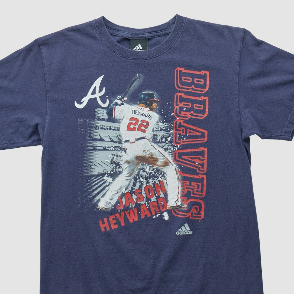 Jason Heyward Adidas 2010s T-shirt - Navy - S by Fanatics Real Vintage T-shirts