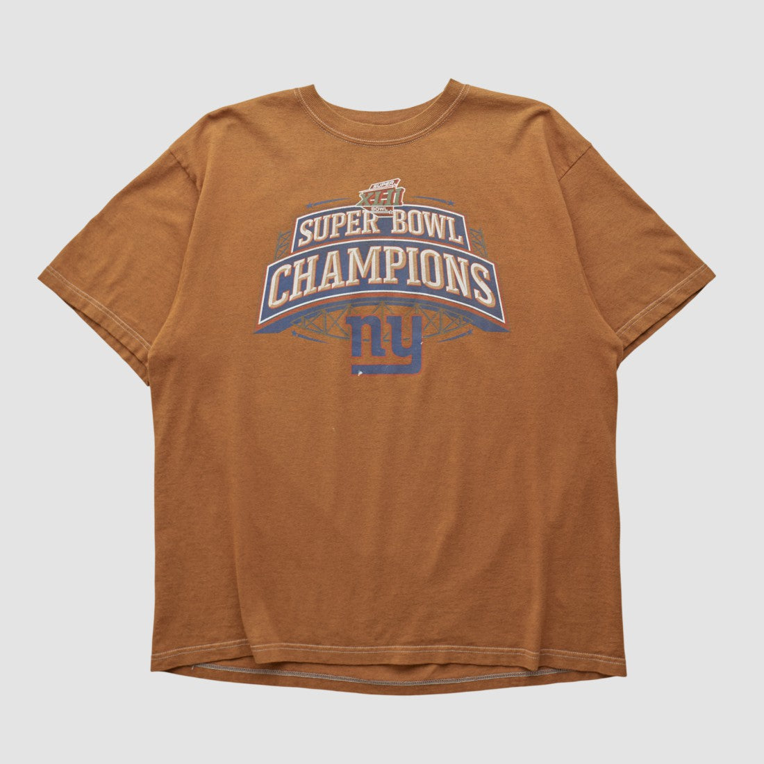 Super Bowl Reebok 2008 T-shirt Clay Vintage