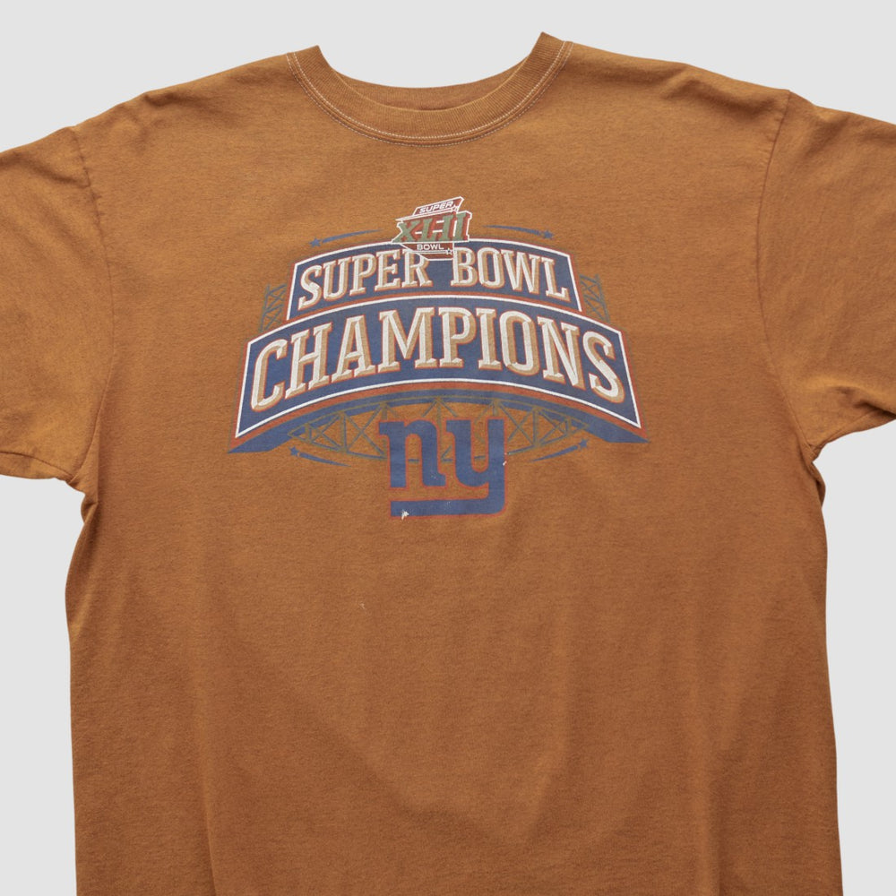 Super Bowl Reebok 2008 T-shirt Clay Vintage