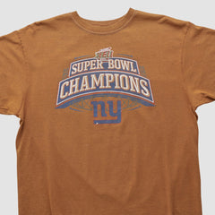 Super Bowl Reebok 2008 T-shirt Clay Vintage