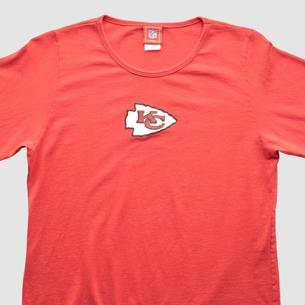 Kansas City Chiefs NFL 2000s Long Sleeve T-shirt Red Vintage
